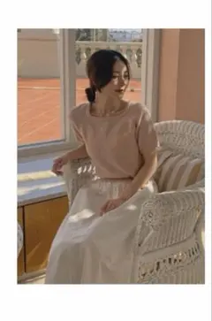 韓国　HOTPING 半袖ニット【美品】＊即購入okのサムネイル