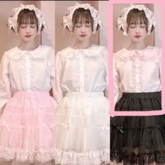 新品未開封♡アベイル×まゆろん♡コラボ♡ブラウス♡ピンク♡Ｌサイズ♡