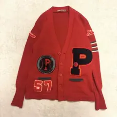 b*k様 90s PINK HOUSE レタードカーディガン 刺繍　vintag