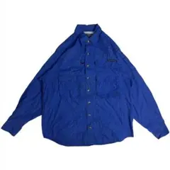 90s-00s ExOfficio フィッシング シャツ 長袖 メンズ L 古着
