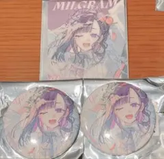 MILGAM ミルグラム favoteria 缶バッジ　カード MILGAM ミルグラム favoteria 缶バッジ カード - メルカリ