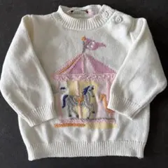 ボンポワン　ニット　12M