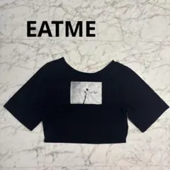 EATME グラフィックショートTシャツ ショート丈 Tシャツ 黒 ブラックのサムネイル