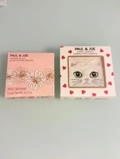 【未使用】PAUL & JOE チーク＆猫ちゃんコンパクト