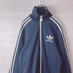 アディダス　ヨーロッパTT 　トラックジャケット　ジャージ　古着　細身