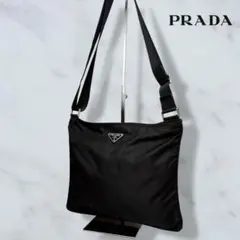 051 極美品 PRADA サコッシュ 黒 ショルダーバッグ 斜めがけ e6