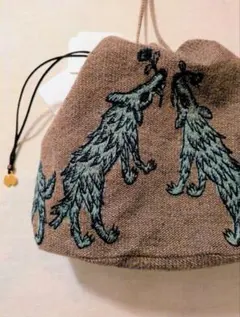 新品未使用 ミナペルホネン wolf&flower gem pochette - メルカリ