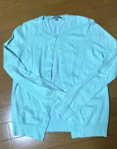 ユニクロ　レディースカーディガン　グリーン　M