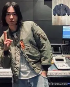 BUMP OF CHICKEN MA-1 カーキ Mサイズ - メルカリ