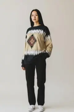 タイダイ染め長袖トップス