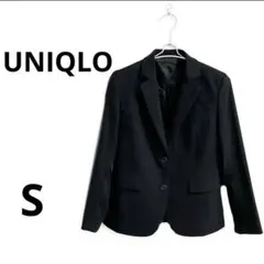 UNIQLO ストレッチテーラードジャケット　ブラックS