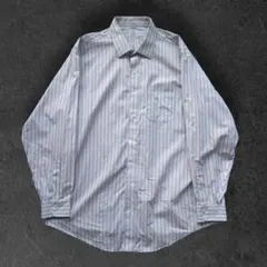 ブルックスブラザーズ 長袖シャツ ホワイト ストライプ 2XL マルチカラー