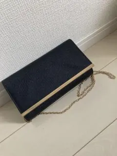 チェーンクラッチバッグ ブラック 美品 黒