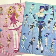 アイカツ　クリアファイル　いちご　あおい