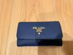 [1/18までの出品]PRADA ネイビー キーケース