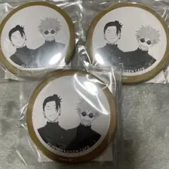 呪術廻戦カフェ2023 渋谷事変 ビッグ缶バッジA 3点　五条悟　夏油