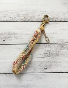 ハンドメイド　キーストラップ(ミックス)