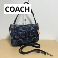 【希少美品】COACH　2way shoulder denim y2k soho 希少美品】COACH 2way shoulder denim y2k soho - メルカリ