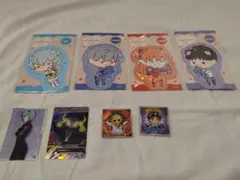 エヴァンゲリオン ステッカー 6枚＋ウエハースカード2枚セット