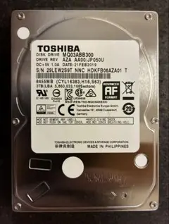 東芝製 3TB 2.5インチ HDDのサムネイル