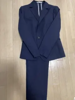 AOKI エアクール 洗えるキレイスーツ　パンツスカート上下　レディース紺