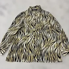 Schott シャツ M ゼブラ レーヨン100 - メルカリ