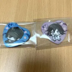 最原終一 王馬小吉 ダンガンロンパ コラボカフェ レア ホロ 缶バッジ