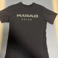 1PIU1UGUALE3 RELAX Tシャツ ブラック