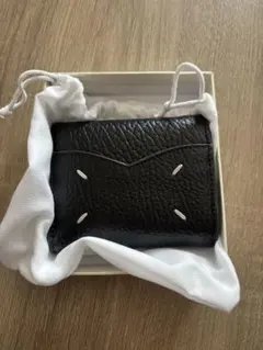 美品！訳ありMaison Margiela 三つ折り財布 ブラック