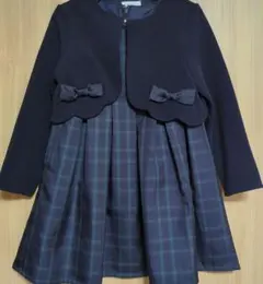 【美品】anyFAM　キッズ　フォーマルワンピース　ボレロセット　110