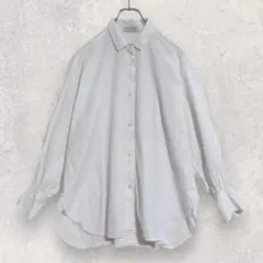 バンヤードストーム コットンシャツ 白 ホワイト 無地 シンプル 【3017】