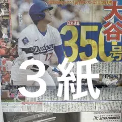 大谷翔平 日米350号 7/14スポーツ新聞3紙セット - メルカリ
