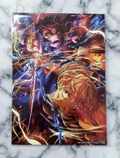 鬼滅の刃 無限城編 入場者特典第5弾キービジュアル イラストカード 善逸 獪岳