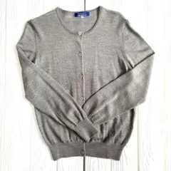 ベ*ン様 [良品] バーバリー カーディガン Mサイズ ライトグレー お値下げ