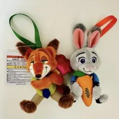 ディズニーリゾート✨ズートピア ニック＆ジュディ ぬいぐるみマスコット