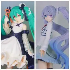 初音ミクAMPフィギュアLatidos2022verとカラフルステージ2種セット