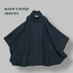 MARWUNITED ARROWS ポンチョコート ポンチョ ブラック