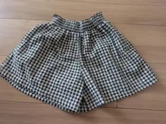 GU ギンガムチェック ショートパンツ 120