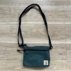【Carhartt】グリーン サコッシュ 緑 ショルダーバック