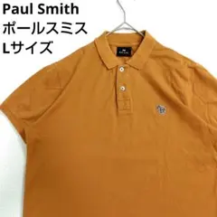 Paul Smith　ポールスミス　ポロシャツ　半袖　カラフル馬　オレンジ　Lのサムネイル