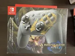 超美品NintendoSwitchモンスターハンターライズ プロコントローラー