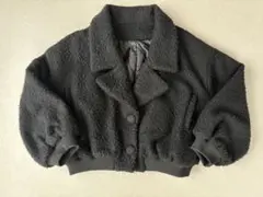 GRLグレイル◆ボアジャケット◆フリーサイズ◆ブラック