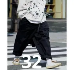 パープルレーベルRipstop Wide Cropped Pants 32