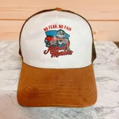 y2k キャップ アメカジ ストリート カジュアル 帽子 ブラウン