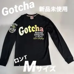 Gotcha ガッチャ ブラック ロングTシャツ Mサイズ