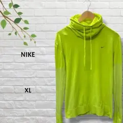NIKE ナイキ 長袖 トレーニングウェア ネオンイエロー XL 訳あり