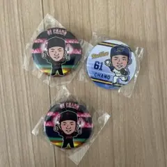 オリックス　ガチャガチャ　缶バッジ　茶野篤政