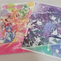 6051 セーラームーン 乙女の変身コレクション　クリアファイル　2枚入7セット 6051 セーラームーン 乙女の変身コレクション クリアファイル 一番くじ
