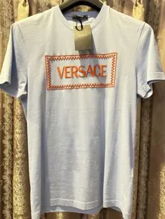 VERSACE 新品　未使用　タグ付　Tシャツ ライトブルー Sサイズのサムネイル