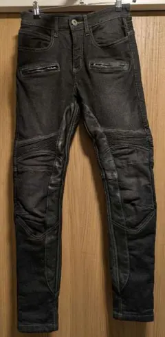 DEGNERレザーパンツ 【メンテ済】DEGNER M レザーパンツ W60cm 補色